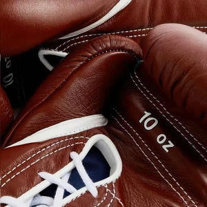 Authentique et flambant neuf Gants gagnants à lacets marron Gants de boxe professionnels avec logo personnalisé VI-BG-3258 - Product Image 5