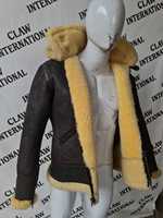 Vente chaude dernière conception manteau en cuir de mouton véritable pour hommes hiver chaud fourrure de mouton fournisseur de vestes en cuir