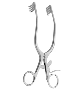 Adson Retractor 4X4 Puntas 2cm Hoja profunda Vástagos angulares Instrumentos quirúrgicos de alta calidad - Product Image 4