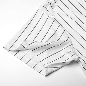Unisex <b>White</b> Printed Baseball Jersey Short Sleeve V-Neck <b>Button</b> Front Moisture Wicking Regular Fit Customizable Polyester - Product Image 6