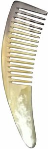 Handmade Natural Buffalo Cow and Ox Horn Comb Nautical Style Carved Raw Technique <b>Hair</b> and <b>Scalp</b> <b>Massager</b> - Product Image 6