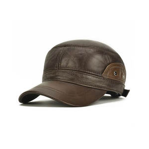 Marque privée Personnalisé Votre Propre Logo Bon Matériel Chapeaux En Cuir Nouvelle Arrivée Chapeaux En Cuir - Product Image 1