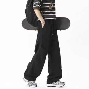 Pleated Paratrooper Cargo Pants Men's 2026 Summer Thin Loose and Versatile Wide-leg Quick-drying Casual Trousers - Product Image 4