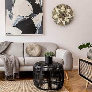 Guirlandes de jasmin blanc Art mural en jute avec pompon Décoration de patio extérieur pour Diwali Mariages indiens - Product Image 5