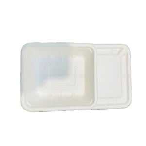 กล่องใส่อาหาร2ช่องสำหรับใส่อาหารกล่องอาหาร7x6นิ้วกล่องใส่อาหารแบบย่อยสลายได้เป็นมิตรต่อสิ่งแวดล้อม - Product Image 3
