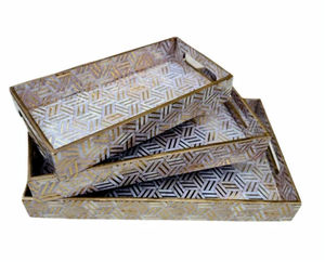 ชุดชามไม้ MDF สำหรับงานปาร์ตี้หรูหรา1ชิ้น - Product Image 2