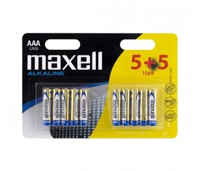 Pilas Alcalinas Primarias AAA LR03 en Blister, Paquete de 5+5, 1.5V, Pilas para Juguetes, Control Remoto - Product Image 3