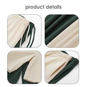 2024 pantalones cortos de Color sólido logotipo personalizado de alta calidad de talla grande pantalones cortos deportivos para hombres ropa de calle pantalones cortos para hombres logotipo personalizado - Product Image 3