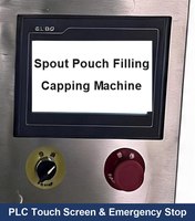 Machine de remplissage et de bouchage rotative à tête unique entièrement automatique certifiée CE pour l'emballage de liquides, sauces et jus