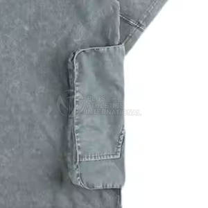 T-shirts lavés de flocon de neige à la mode 2025 T-shirts lavés de flocon de neige faits sur mesure en usine - Product Image 5