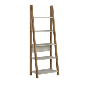 Hiện Đại Mộc Mạc Năm Tầng Trắng Thang Kệ Gỗ Nghiêng Kệ Sách Cho Nhà Văn Phòng Ăn Đồ Nội Thất Phòng Khách Phòng Khách - Product Image 1
