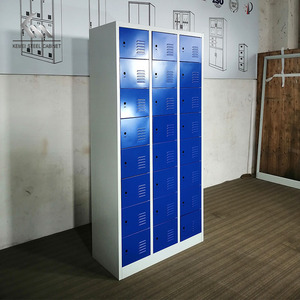 <span class=keywords><strong>Armoire</strong></span> de rangement en métal pour vêtements, 24 portes, <span class=keywords><strong>vestiaire</strong></span> en acier pour le personnel - Product Image 5