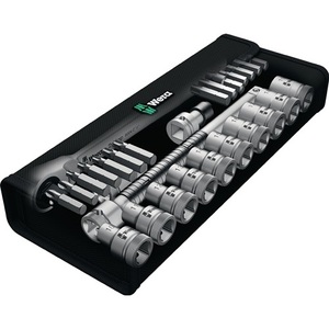 Juego de Llaves de Tubo Zyklop de 28 Piezas, 1/2 Pulgada, 72 Dientes, 6 Puntas, Tamaño 10-19 mm, Tecnología WERA - Product Image 5