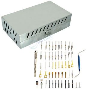 Kit de Instrumentos Quirúrgicos de Acero Inoxidable para Implantes Dentales, Expansores Óseos, Juego de Herramientas Universales, 50 Piezas - Product Image 3