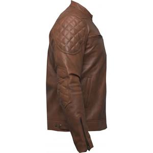 Chaquetas de Cuero Casuales para Hombre, Chaqueta de Cuero 100% Genuino, Chaquetas de Moda de Cuero Desgastado, Chaqueta para Hombre - Product Image 4