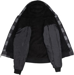 Vente en gros de sweat à capuche solide et lourd pour hommes, double poches poitrine, bas incurvé, manches longues, sweats à capuche 100% coton hiver OEM - Product Image 4