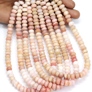 Cuentas Redondas Facetadas de Ópalo Rosa Natural AAA: 8-10 mm, Piedras Preciosas para Joyería y Artesanía - Product Image 5