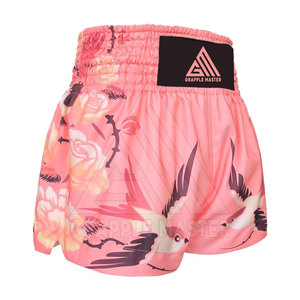 Pantalones cortos tailandeses de secado rápido de calidad superior para hombres Ropa deportiva y artes marciales Cantidad a granel con servicio de estilo de sublimación OEM - Product Image 4