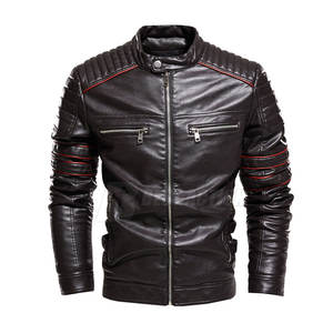 Produits très vendus Meilleures vestes d'hiver en cuir mince pour hommes Conception personnalisée à vendre - Product Image 1