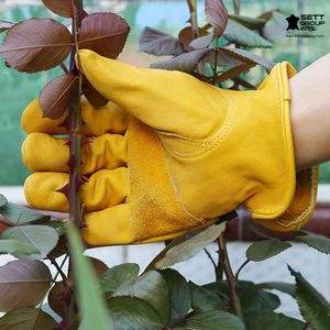 OEM Cowhide Protective Gloves <b>for</b> <b>Garden</b>/Logging/Construction/Truck Driving Puncture Resistant Gloves Latex Protective Gloves - Product Image 4