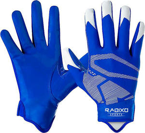 Gants de football professionnels pour adultes, en Spandex/Polyester, couleur et logo personnalisables, dernier design, respirants et résistants - Product Image 5