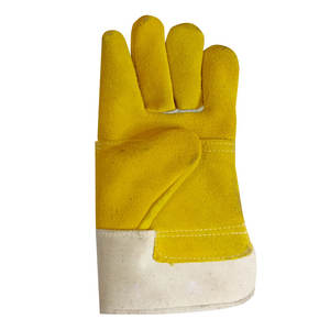 Vente en gros de gants de travail en cuir fendu pour hommes et femmes anti-coupures et antidérapants taille XL pour travaux de construction industrielle - Product Image 2