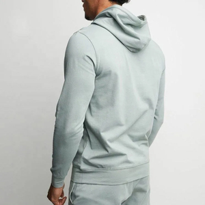 Survêtement d'hiver décontracté pour femme en molleton de coton uni, 2 pièces, à capuche, respirant, professionnel - Product Image 2