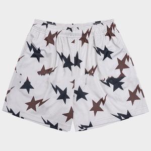 กางเกงขาสั้นตาข่ายสำหรับผู้ชายและผู้หญิงกางเกงขาสั้นระบายอากาศได้ดีทำจากโพลีเอสเตอร์สำหรับฤดูร้อน - Product Image 4