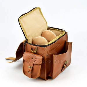 High Quality Genuine Leather Single Shade <b>Camera</b> <b>Bag</b> Professional DSLR Shoulder <b>Bag</b> - Product Image 4