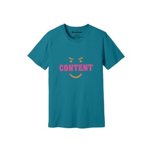 Camiseta informal de algodón 100% con temas de bondad 3D Imprimir 12 opciones de color 160-180 Colocación de diseño personalizable GSM pesado - Product Image 5
