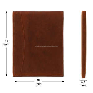 Document Holder Leather <b>Portfolio</b> Folder Folio Document Holder <b>Portfolio</b> Leather Folder for Leather Organizer Travel Case - Product Image 3