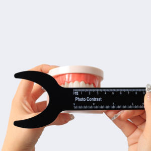 Set di 6 Strumenti Dentali Ortodontici, Tavoletta Nera per Foto e Immagini con Contrasto, Placca Orale con Scala Graduata, Strumenti Autoclavabili - Product Image 6