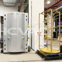 Machine de revêtement ionique PVD en acier inoxydable HCVAC pour les matériaux de construction de meubles