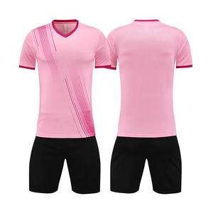 Pour adultes nouveau style couleur unie taille personnalisée hommes football uniforme vêtements d'entraînement vêtements de sport football uniformes respirant OEM - Product Image 5