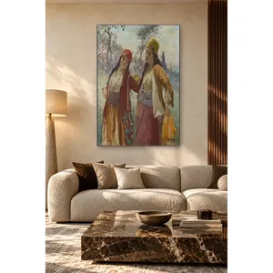 Fida Zonaro Two Gypsy Women Arm in Arm <b>Canvas</b> Print - Product Image 2