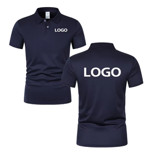 New Summer Quick Dry Polo Shirt Custom Logo Breathable Sports <b>Top</b> Team Activity Casual Stretch T-Shirt Print Pattern - Product Image 1