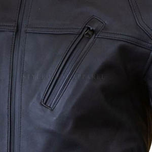 Chaqueta de Motociclista de Cuero para Hombre, Diseño Personalizado 2025, Alta Calidad, Secado Rápido, Resistente al Viento, Invierno, Servicio de Suministro OEM, Colores Personalizados - Product Image 4