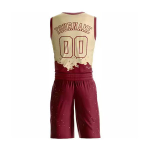 Uniforme de Baloncesto con Logotipo Personalizado, Uniforme de Baloncesto de Sublimación Deportiva de Alta Calidad a Bajo Precio - Product Image 3