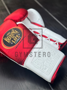 Wholesale Price High Quality Genuine Cowhide Leather No Boxing No Life Boxing Sparring <b>Gloves</b> Laced GYMSTERO Customizable Logo - Product Image 5