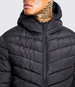 Chaqueta de Lona Personalizada de Venta Caliente para Hombre, Invierno, Cuello Alto, Logotipo Frontal, Transpirable, Resistente al Viento, Tallas Personalizadas, Hecho en Pakistán - Product Image 2