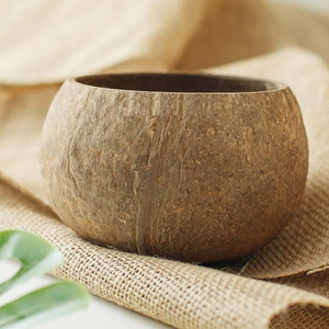 Échantillon gratuit-tasse à boire en coquille de noix de coco | Les tasses à boire en coquille de noix de coco acceptent le logo personnalisé avec un bon prix d'Eco2go Vietnam - Product Image 3