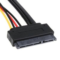 50cm ESATAp Power ESATA Combo a SATA 22pin & IDE 4pin 5V 12V Cable de datos para disco duro de 3,5 pulgadas, 2,5 pulgadas