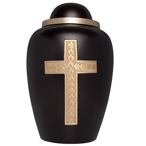 Urne funéraire en métal de haute qualité pour la vente en gros de fournitures funéraires, urne en métal gravée, urne commémorative DOM TOP - Product Image 6