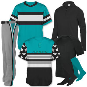 Poliéster Diseño personalizado Equipo Jugador Softball y béisbol Uniforme Béisbol Jerseys y pantalones de béisbol Juegos completos - Product Image 1