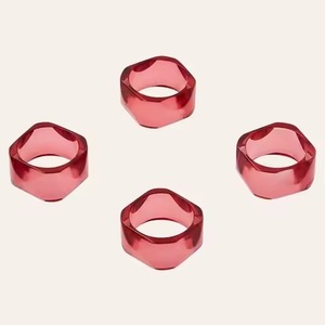 Elegant <b>Resin</b> Napkin <b>Rings</b> Designer <b>Resin</b> Table Decoration for Weddings and Parties - Product Image 2