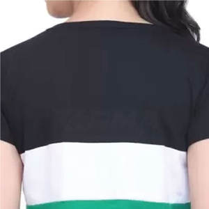 Buena calidad Causal Wears camisetas algodón poliéster mujeres camiseta a la venta 2025 último diseño mujer camiseta - Product Image 6