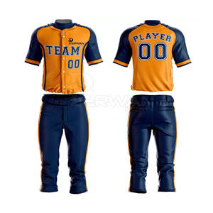Uniforme de Béisbol Juvenil de tamaño personalizable Ropa deportiva cómoda con función transpirable Estilos de Bajo MOQ - Product Image 3