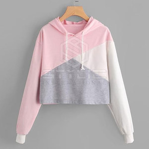 Nueva llegada de la ropa al aire libre sudaderas con capucha nueva moda transpirable Crop Top sudaderas con capucha para las mujeres de alta calidad Crop Top sudaderas con capucha - Product Image 2