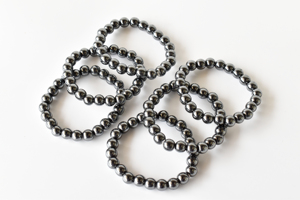 Wholesale High Quality Hematite 8mm Natural <b>Healing</b> Crystal <b>Bracelet</b> for Meditation Fashion - Product Image 5