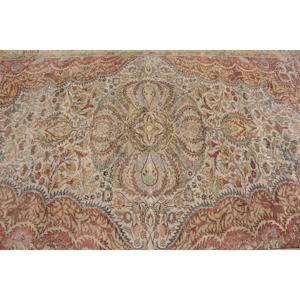 6.1x9.3 ft Rug, Vintage Turkish Large Rug, <b>Brown</b> <b>Wool</b> Rug - Product Image 4